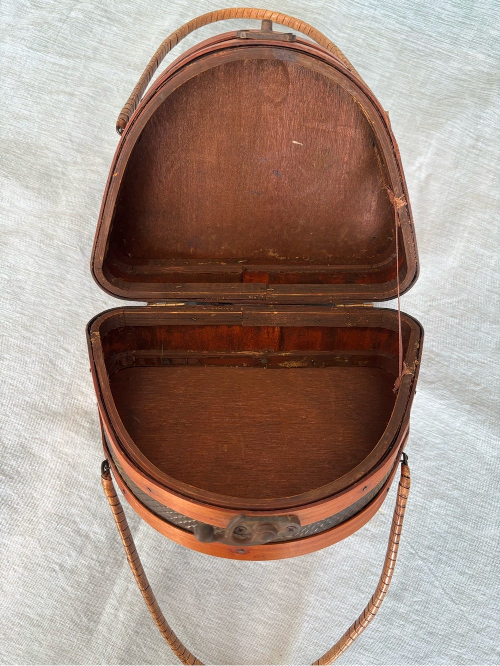 Vintage wooden purse - Picture 3 of 3